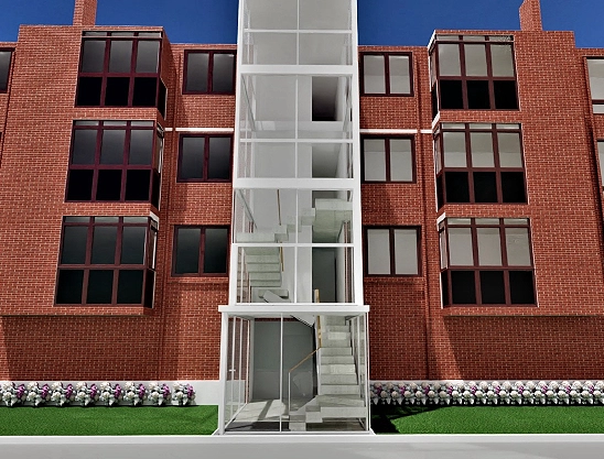 Reforma de portal en Sopelana - Render en 3D