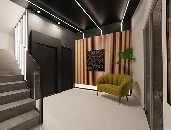 Oficinas en Madrid - Infografía 3D