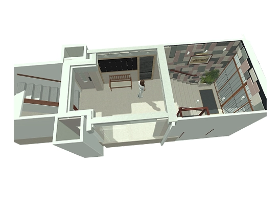 Reforma de portal en Sopelana - Render en 3D